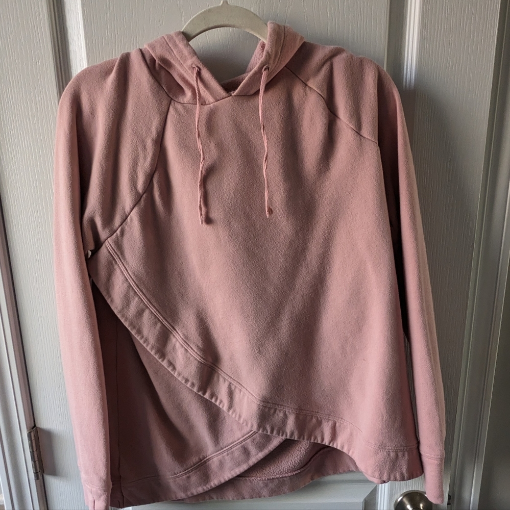 Motherhood Maternity Nursing Hoodie - Pink - Size M (maternity friendly as well)
